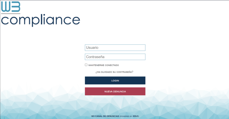 Login canal denuncias